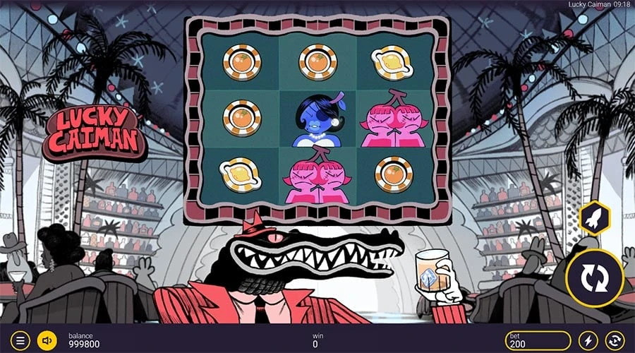 Lucky Caiman base game