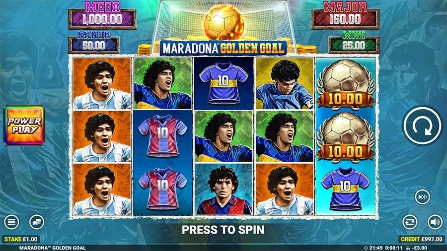 Maradona Golden Goal base game