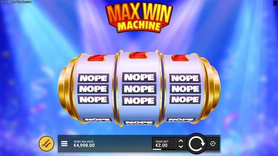 Max Win Machine base game