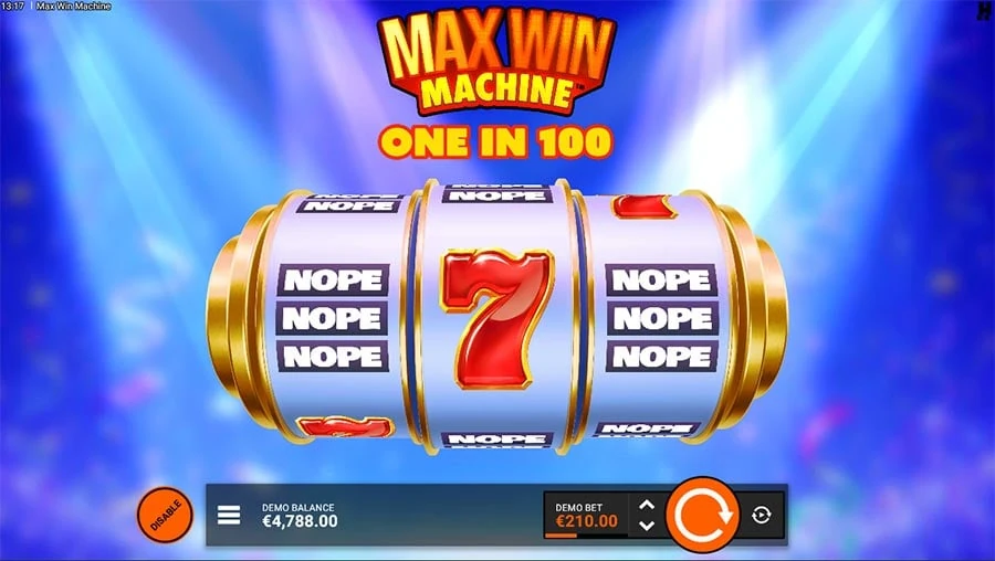Max Win Machine feature screen 1