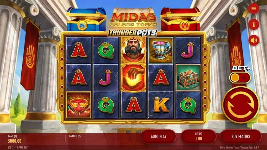 Midas Golden Touch Thunderpots base game