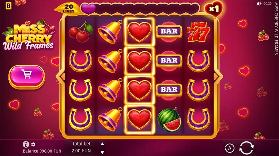 Miss Cherry Wild Frames base game