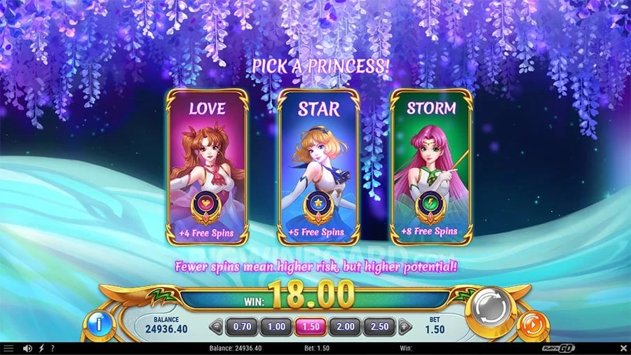 Moon Princess Extreme feature screen 1