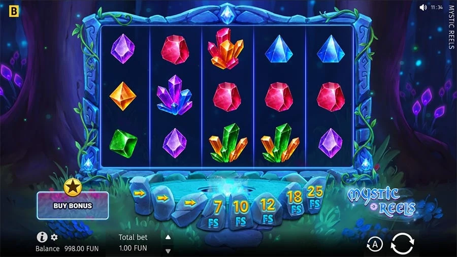 Mystic Reels base game