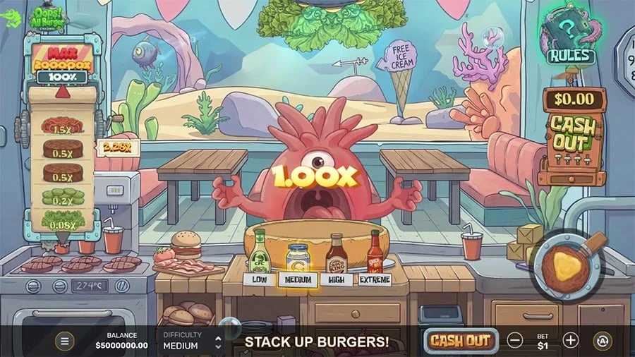 Oops! All Burger base game