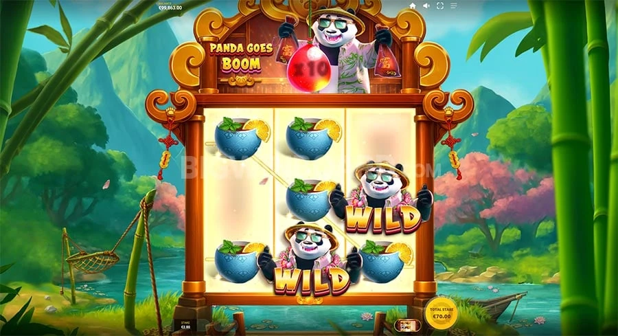Panda Goes Boom feature screen 2