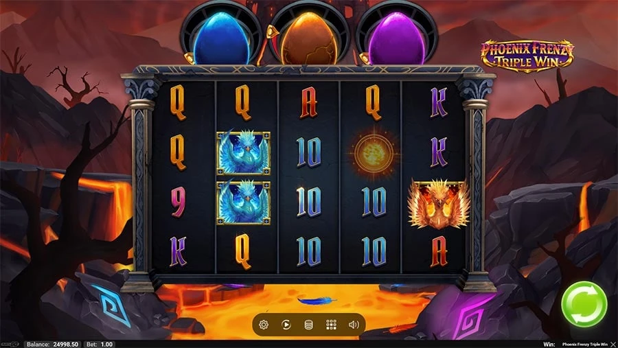 Phoenix Frenzy Triple Win base game