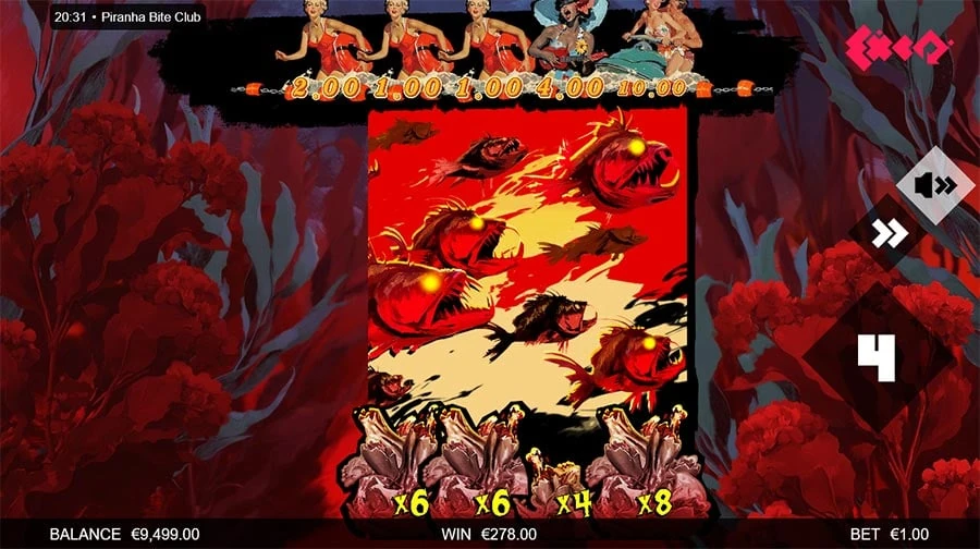 Piranha Bite Club feature screen 2