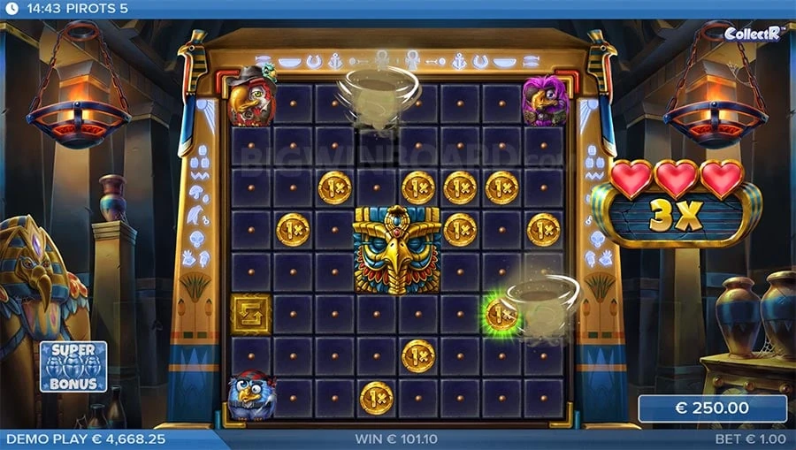 Pirots 5 feature screen 2