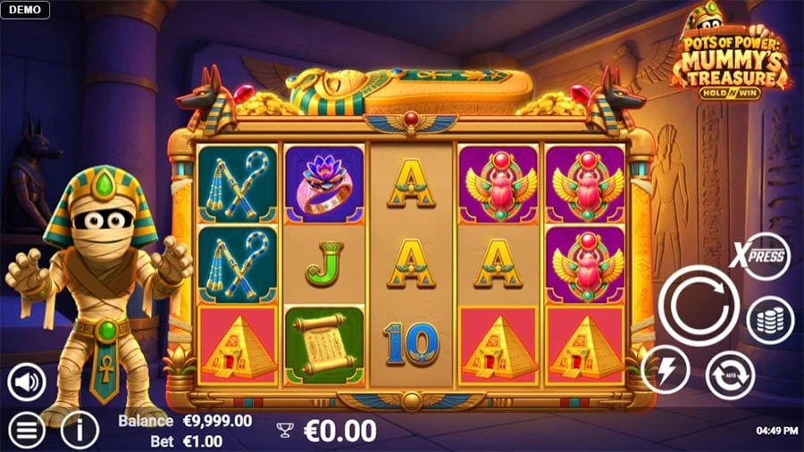 Pots of Power Mummy’s Treasure base game