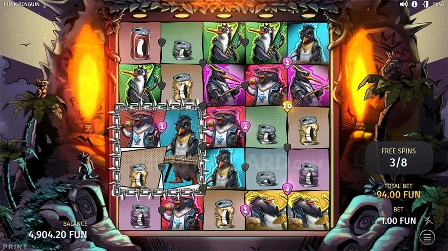 Punk Penguin feature screen 2