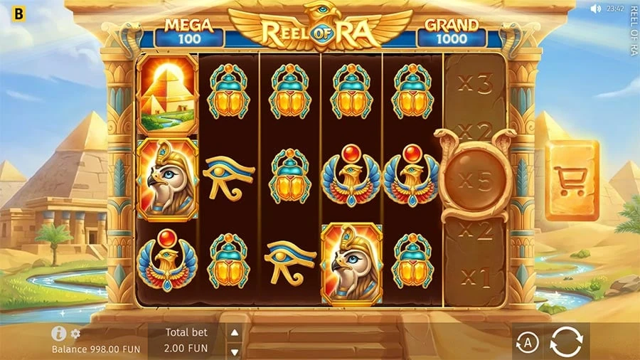 Reel of Ra base game