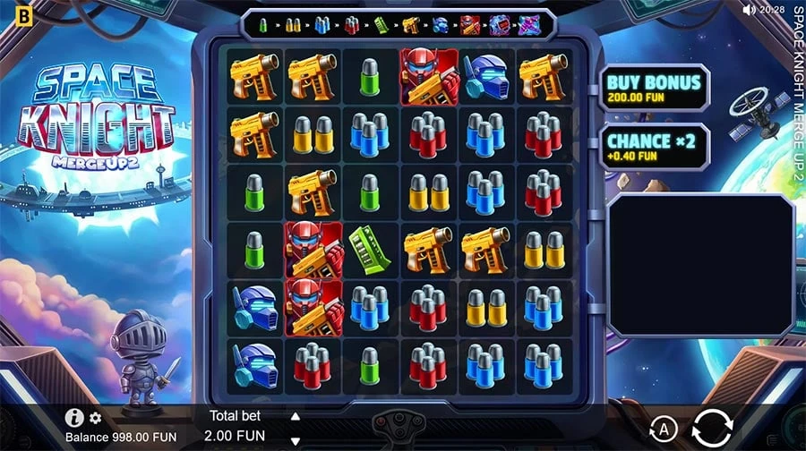 Space Knight Merge Up 2 base game