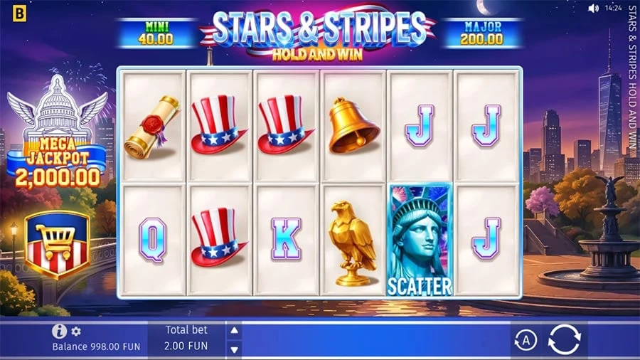 Stars & Stripes Hold and Win base game