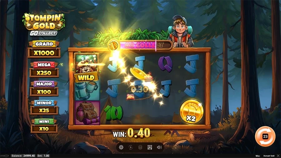 Stompin’ Gold feature screen 2