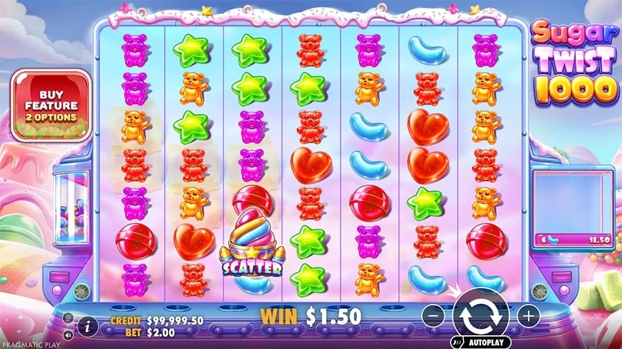 Sugar Twist 1000 base game