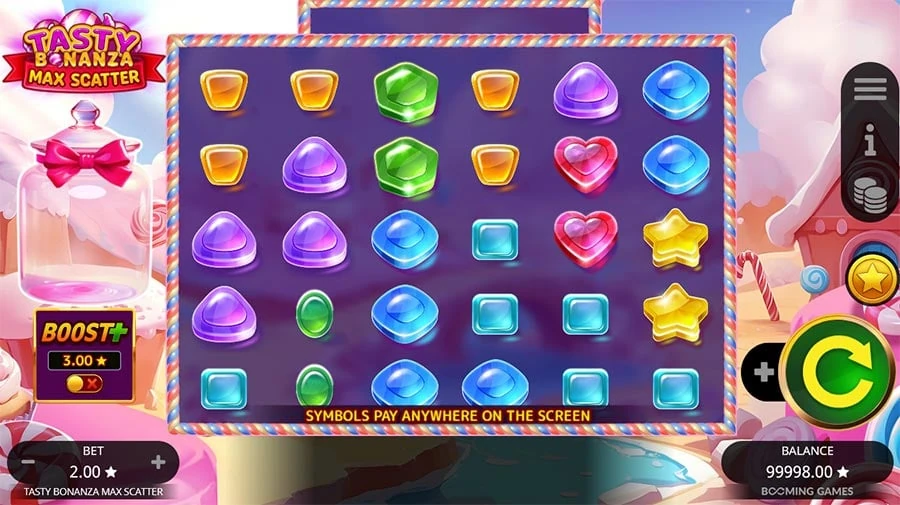 Tasty Bonanza Max Scatter base game