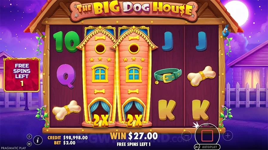 The Big Dog House feature screen 2