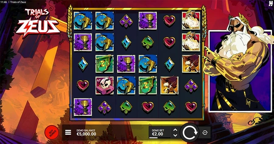 Trials of Zeus base game