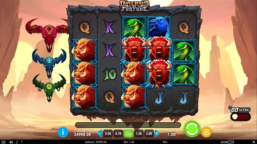 Triple Beasts of Fortune base game