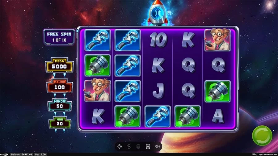 Triple Launch Fortune Wild feature screen 1