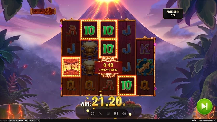 Triple Tumblin’ Totems feature screen 1