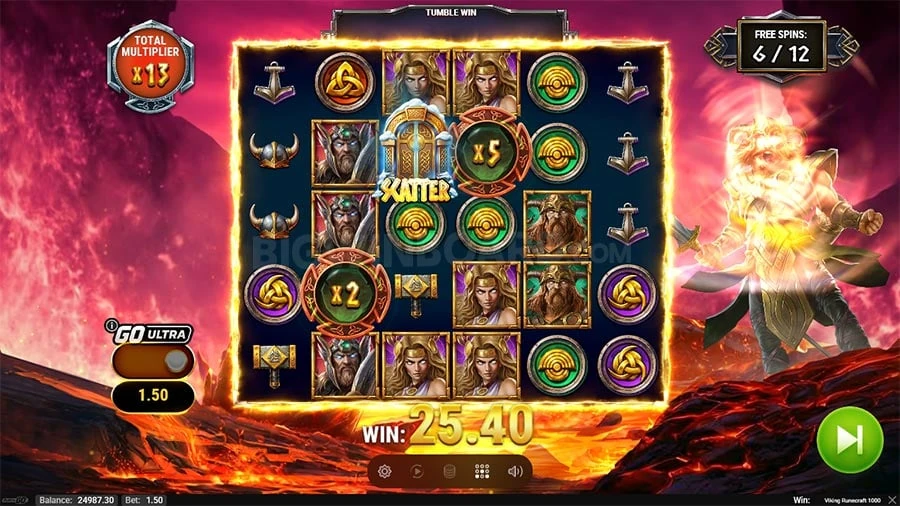 Viking Runecraft 1000 feature screen 2