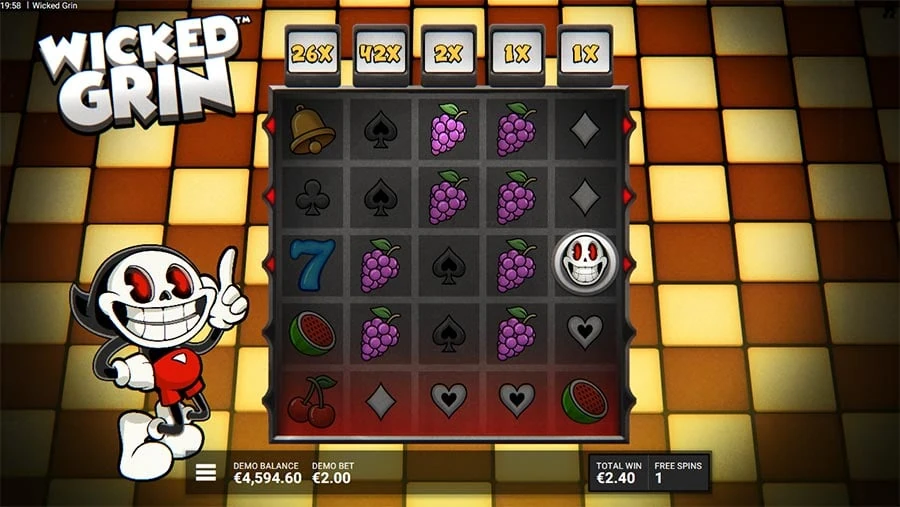 Wicked Grin feature screen 2