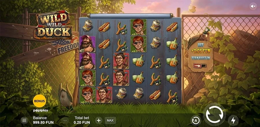 Wild Wild Duck base game