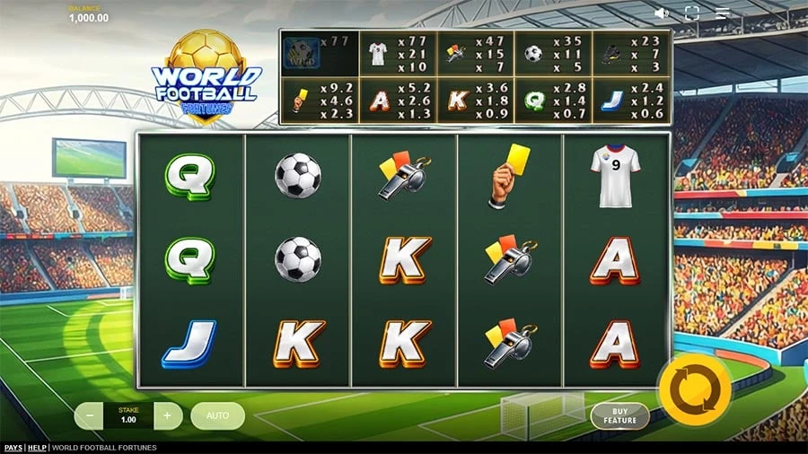 World Football Fortunes base game