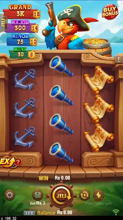 Lucky Macaw interface