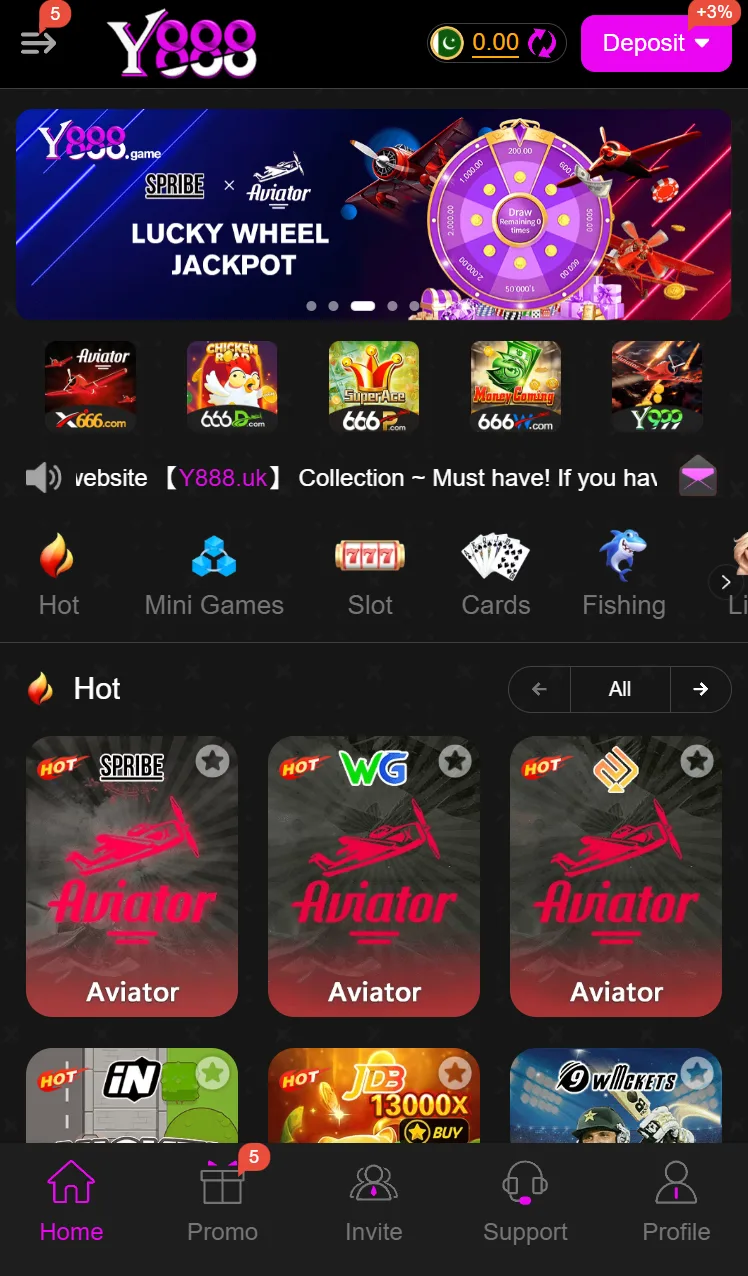 y888 games app screenshot