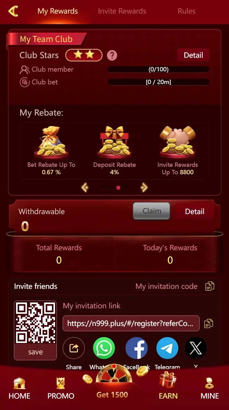 N999 game app screenshot