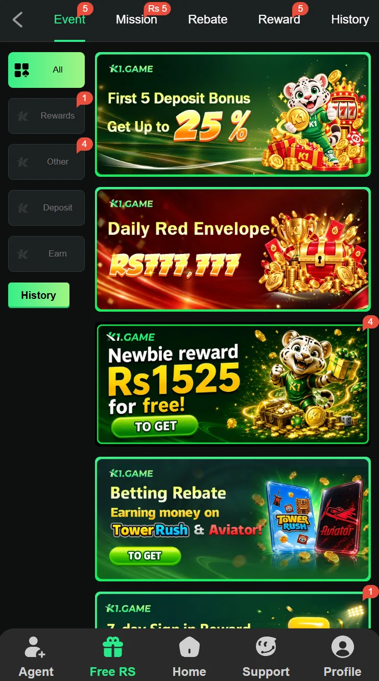 k1 game app screenshot