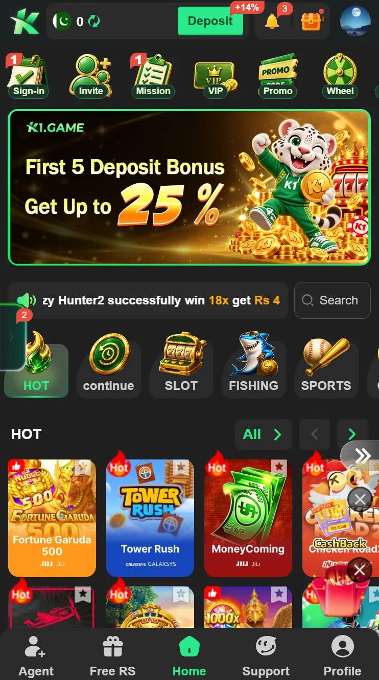 k1 game app screenshot