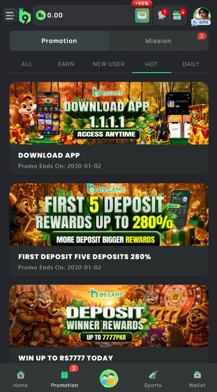 b9 game app screenshot